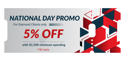 5% OFF | minimum $1500 spending 5% OFF | minimum $1500 spending
