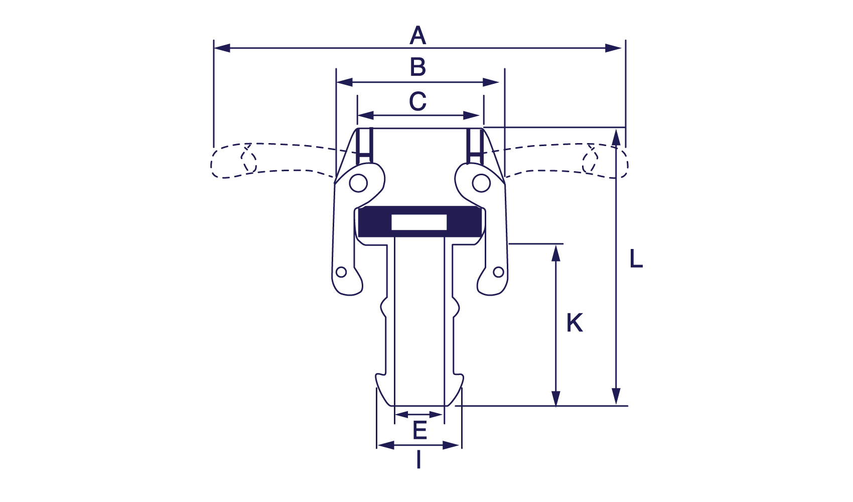 TYPE C FEMALE COUPLER x HOSE SHANK